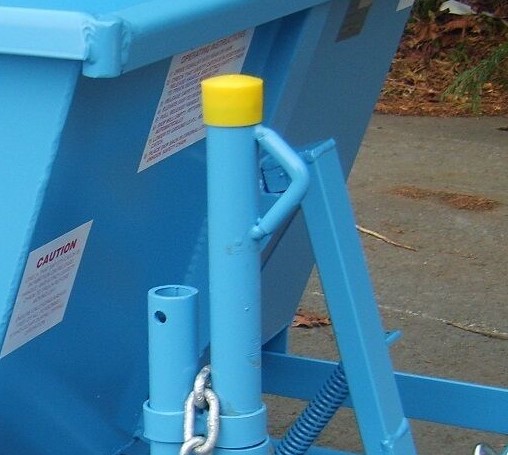 tipping skip bin handle hoop