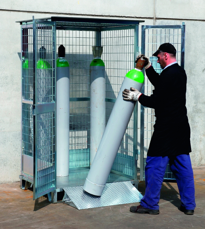 12 Gas Cylinder Safety Cage S&S Gas Cages