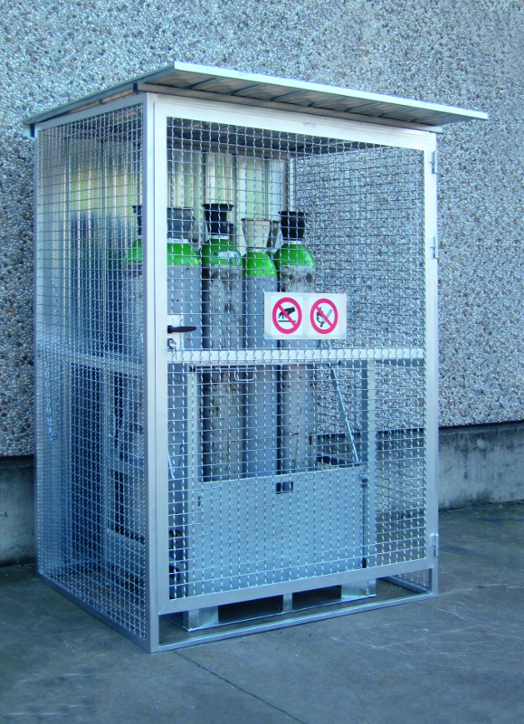 24 Gas Cylinder Safety Cages - S&S Gas Cages
