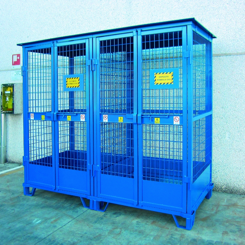 24 Cylinder Safety Cage S&S Gas Cages