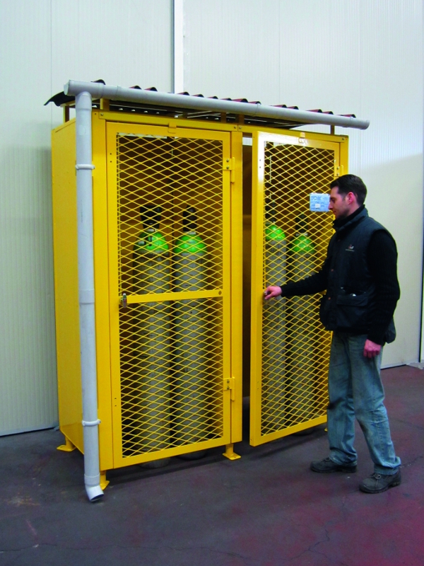 Certified Gas Cylinder Safety Cages S&S Gas Cages