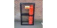Gas Cylinder Cage with shelf GC806