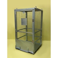 Gas Bottle Mesh Cage - Closed