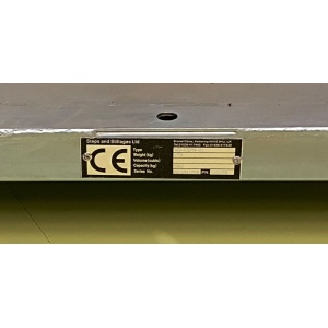 Galvanised Crane Goods Cage - CE Plate