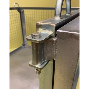 Galvanised Crane Goods Cage - Door Hinge