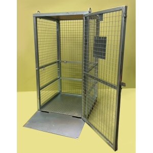 Gas Bottle Mesh Cage - Open
