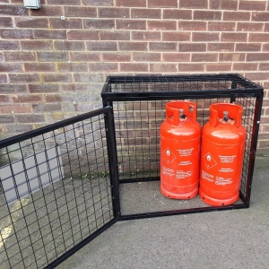Gas Cylinder Cage GC801 Open