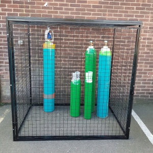 Gas Cylinder Cage Containing Cylinders GC805