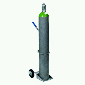 Single Gas Cylinder Trolley with tray