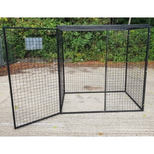 Gas Cylinder Cage GC805 single opening mesh door 
