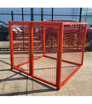 Used Red Gas Cage