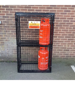 Gas Cylinder Cage with shelf GC806