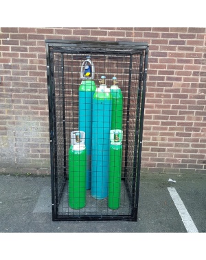 Gas Cylinder Cage with Different Cylinders