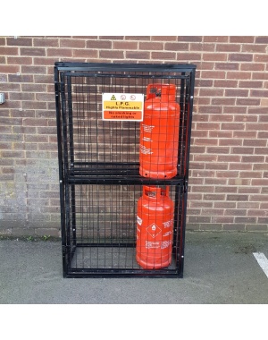 Gas Cylinder Cage with shelf GC806