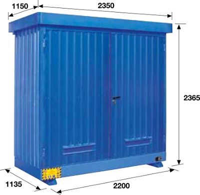 safety cabinet dimensions